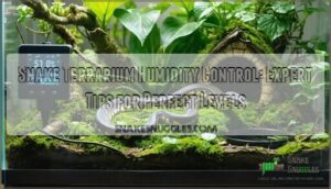 snake terrarium humidity control
