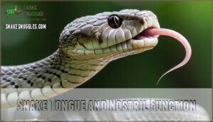 snake tongue and nostril function