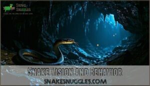 snake vision and behavior