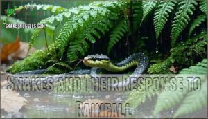 snakes and their response to rainfall