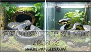 space requirements for ball python enclosures