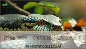 specialized functions of snake vision