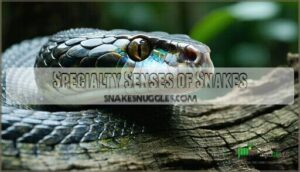 specialty senses of snakes