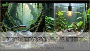 species comparison: wild vs. captivity
