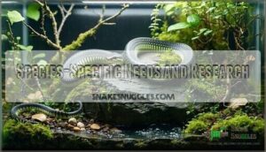 species-specific needs and research