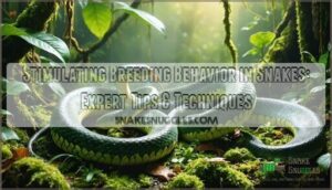 stimulating breeding behavior in snakes