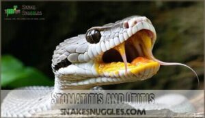 stomatitis and otitis