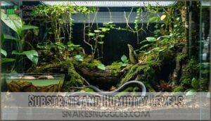substrate and humidity levels