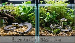 substrate options and depth