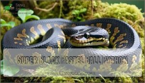 super black pastel ball python