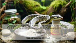 supplements and calcium/vitamin dusting