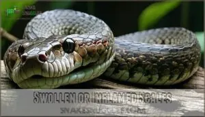 swollen or inflamed scales swollen or inflamed scales