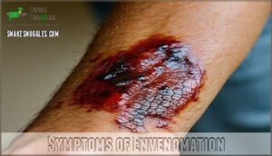 symptoms of envenomation
