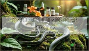 systemic antibiotics for severe infections