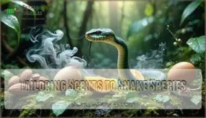 tailoring scents to snake species tailoring scents to snake species