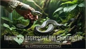 taming an aggressive boa constrictor taming an aggressive boa constrictor