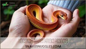 taming your corn snake