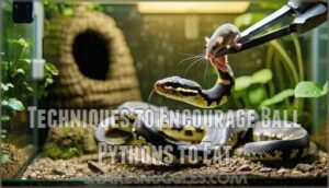 techniques to encourage ball pythons to eat