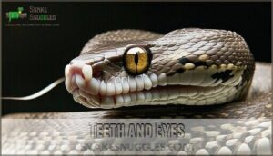 teeth and eyes