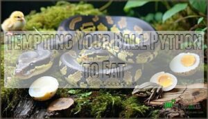 tempting your ball python to eat