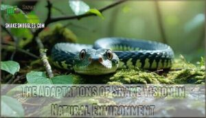 the adaptations of snake vision in natural environment
