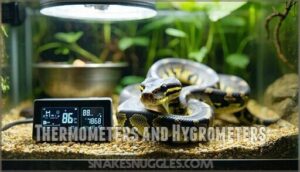 thermometers and hygrometers