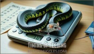 timing of feeding