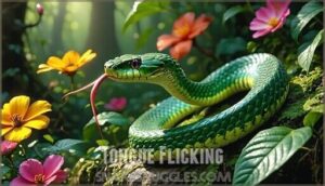 tongue flicking