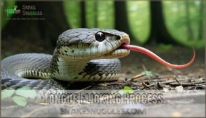 tongue flicking process