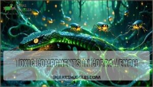 toxic components in cobra venom