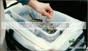transporting the snake