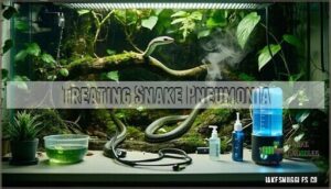 treating snake pneumonia