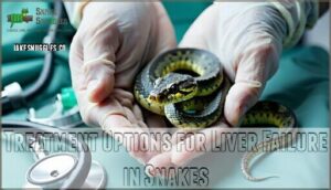 treatment options for liver failure in snakes