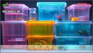 tubs/storage bins
