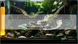 understanding normal ball python behavior
