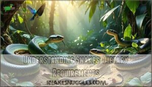 understanding snakes' dietary requirements