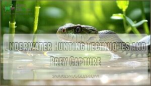 underwater hunting techniques and prey capture