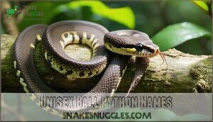 unisex ball python names