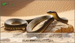 urate production in snakes