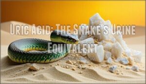 uric acid: the snake's urine equivalent