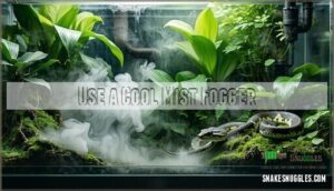 use a cool mist fogger