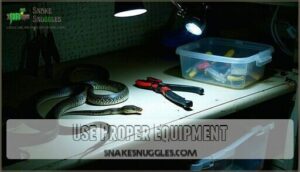use proper equipment