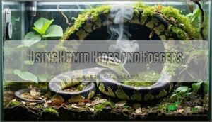 using humid hides and foggers