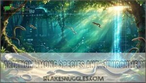 variation among species and environment