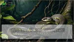 variations in toxic components variations in toxic components