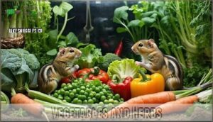 vegetables and herbs