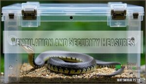 ventilation and security measures