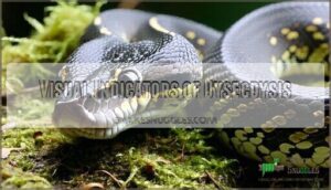 visual indicators of dysecdysis