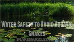 water safety to avoid aquatic snakes