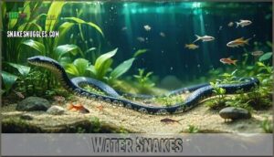 water snakes